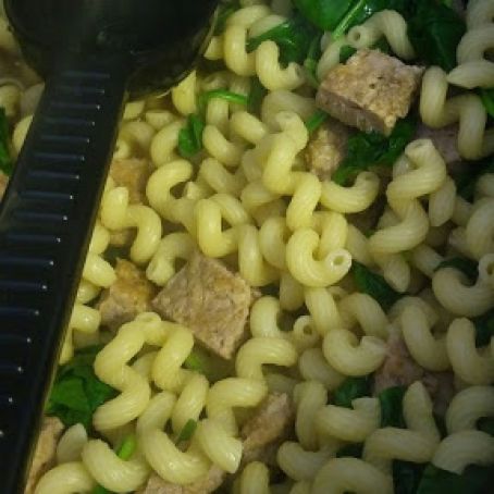 Sausage and Spinach with Pasta