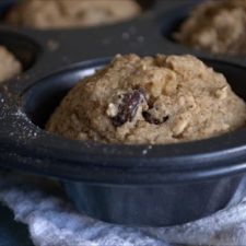 Oat Flour Banana muffins