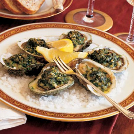 Oysters Rockefeller
