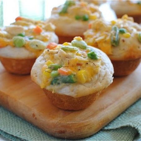 Chicken Pot Pie Cupcakes