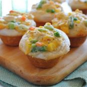 Chicken Pot Pie Cupcakes