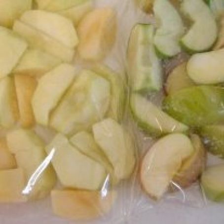 Freezing Apples for Winter Use