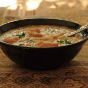 Yellow Split-Pea Soup with Sweet Potatoes and Kale