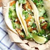 Crispy Fish Tacos with Jalapeño Sauce