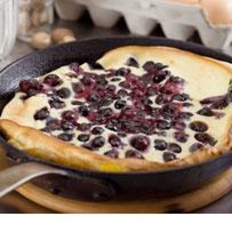Blueberry Dutch Pancake