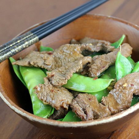 Beef with Snow Peas Recipe