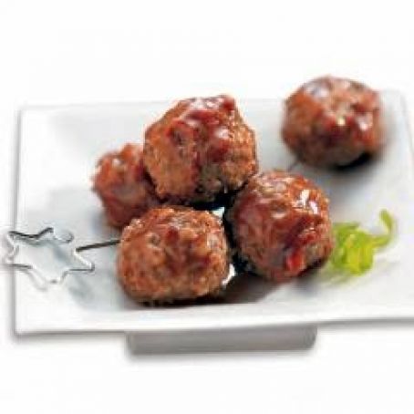 Cola Glazed Meatballs