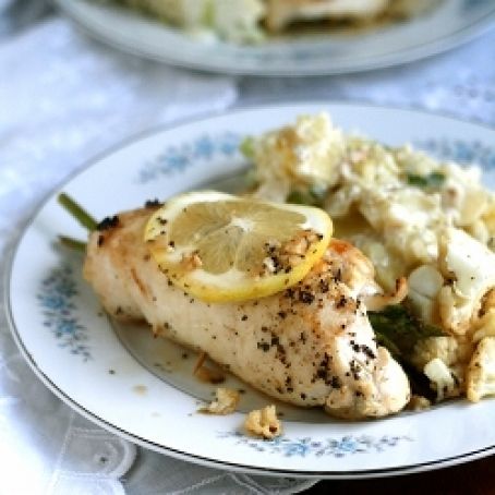 Lemon Chicken w/ Asparagus