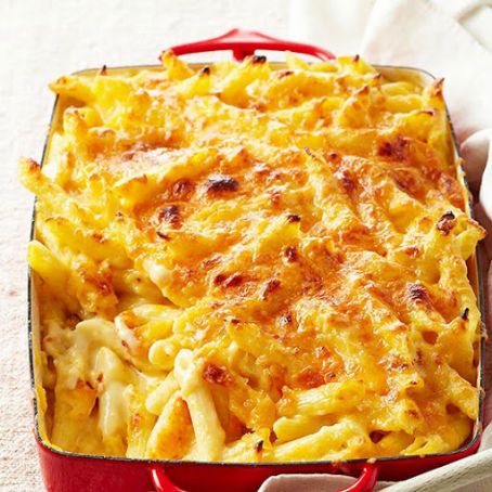 Three-Cheese Baked Mac