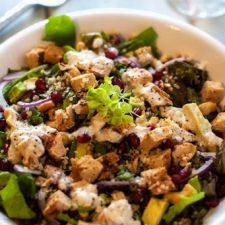 Chicken, Pomegranate & Cashew Quinoa Salad