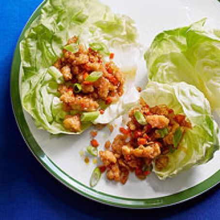 Asian Chicken Lettuce Cups