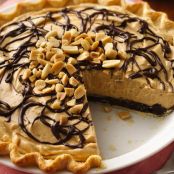 Chocolate Peanut Butter Truffle Pie