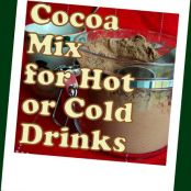 Cocoa Mix for Hot or Cold Drinks