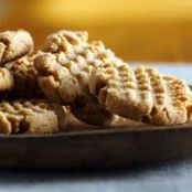 1-2-3 Chewy Peanut Butter Cookies