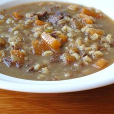 Parsnip and Beef Barley Soup