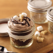 S'more Cupcakes in Jelly Jars