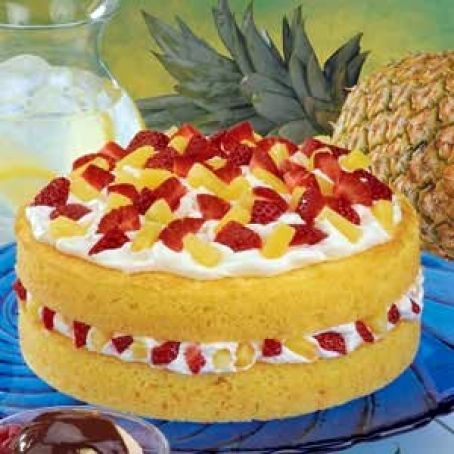 Fruit-Filled Orange Cake