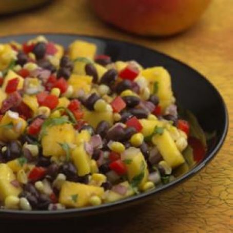 Roasted Corn, Black Bean & Mango Salad
