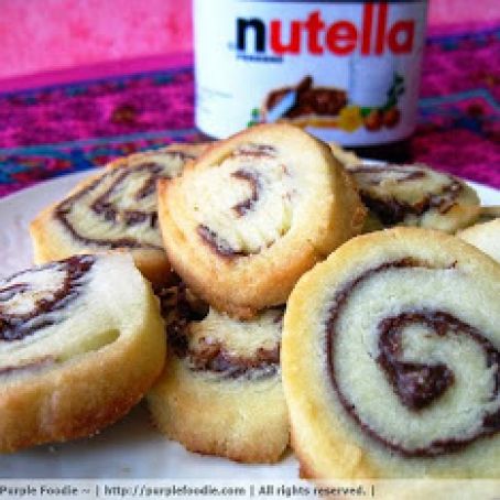 Nutella Pinwheel Cookies