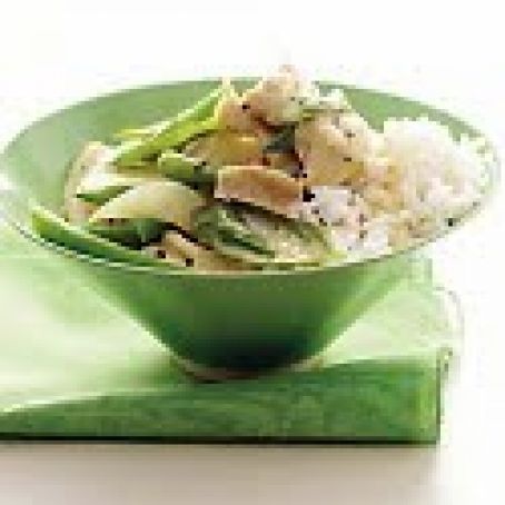 Grilled Chicken Sausage with Pears