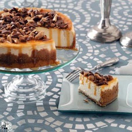 Makeover Traditional Cheesecake with Heath Bars