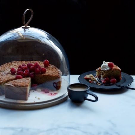Raspberry Whole-Wheat Butter Cake