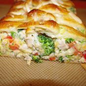 Chicken & Broccoli Braid