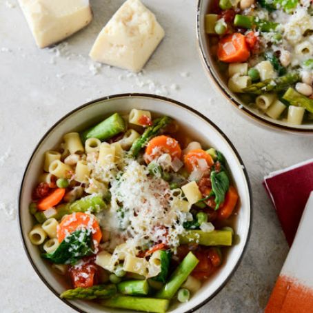 Springtime Crockpot Minestrone