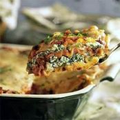 Spinach-Black Bean Lasagna