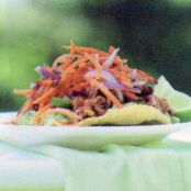 CHORIZO TOSTADAS WITH GUACAMOLE