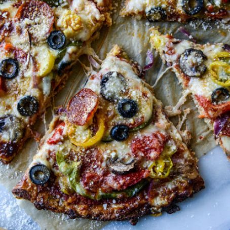 Pizza Supreme on Cauliflower Crust