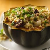 Vegan - Quinoa-Stuffed Roasted Squash