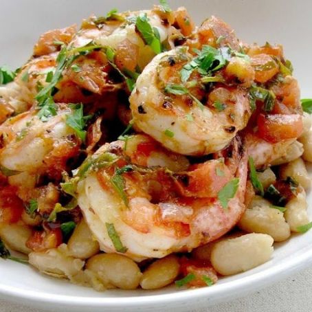 Tuscan Shrimp & Beans