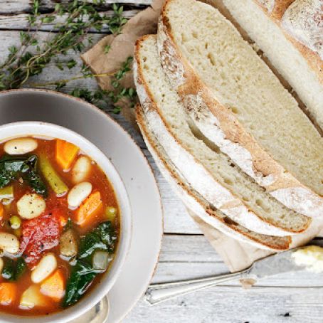 Rustic Crusty French Bread