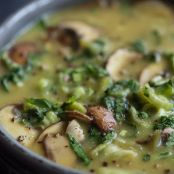 Coconut Soup with Bok Choy