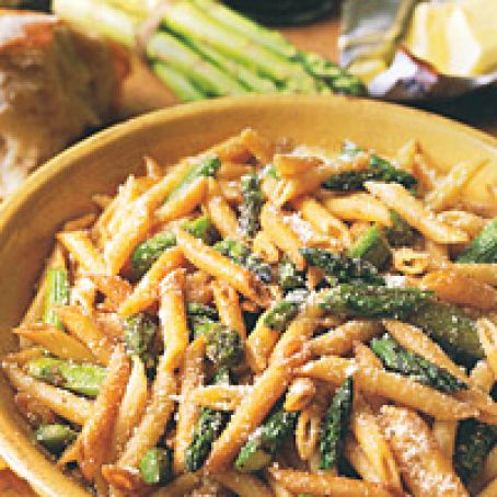 Penne with Roasted Asparagus and Balsamic Butter