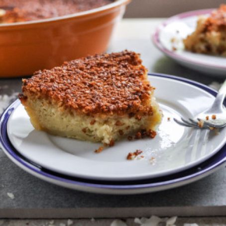 Gluten-Free Crustless Coconut Pie