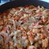 Buffalo Fake Chicken Chili Mac