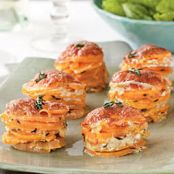 Scalloped Sweet Potato Stacks