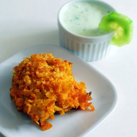 Jalapeno Chip Chicken with Cucumber Chill Out Sauce