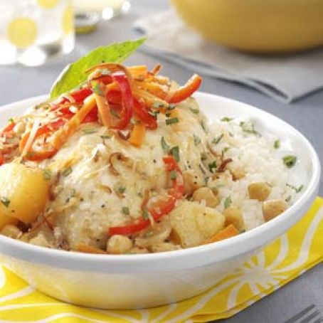Pineapple Curry Chicken