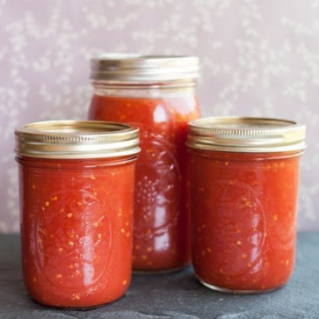 Tomato Sauce from Fresh Tomatoes