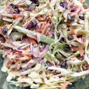 Spiced Apple Raisin Coleslaw