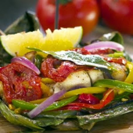 ROBALO ENVUELTO EN HOJA DE PLATANO