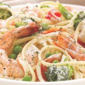 Recipe Inspirations Shrimp & Pasta Primavera Recipe