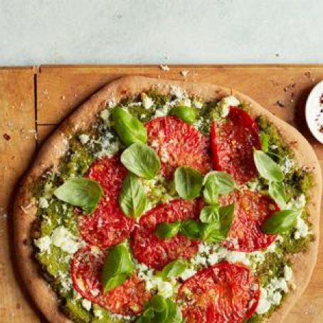 Broccoli Pesto Pizza
