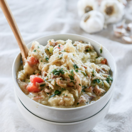 Creamy Chicken and Buttermilk Dumplings