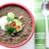Black Bean Soup - Talkchowplayhouse.com