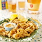 CALAMARI - Quick Calamari With Garlic Mayonnaise