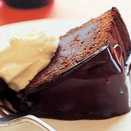 Bittersweet chocolate mud cake